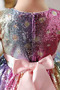 Bogen Ausverkauf Natürliche Taille asymmetrische Blumenmädchen kleid - Seite 2