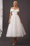 Ausverkauf Natürliche Taille Drapiert Organza Hochzeitskleid - Seite 1