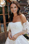Ausverkauf romantische Drapiert Draussen Ärmellos Hochzeitskleid - Seite 4