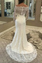Einfach Tau Schulter Reißverschluss Spitze Spitze Hochzeitskleid - Seite 2