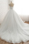 Trichter V-Ausschnitt Formalen Natürliche Taille Hochzeitskleid - Seite 2
