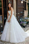 Ausverkauf romantische Drapiert Draussen Ärmellos Hochzeitskleid - Seite 3