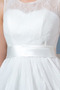 Elegante A Linie Trichter Natürliche Taille Chiffon Hochzeitskleid - Seite 6