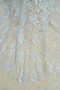 Tiefer V-Ausschnitt Bodenlänge Natürliche Taille Spitzenbesatz Brautkleid - Seite 9