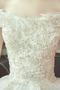 Tau Schulter Schnüren Natürliche Taille Kurze Ärmel Hochzeitskleid - Seite 5