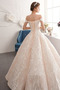 Kurze Ärmel Winter Luxuriös Schnüren Drapiert Spitzenüberlagerung Brautkleid - Seite 2