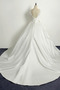 Schnüren Kirche Frenal Natürliche Taille Brautkleid mit kurzen Ärmeln - Seite 2