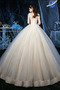 Luxuriös Illusionshülsen Schnüren Drapiert Ärmellos Hochzeitskleid - Seite 2