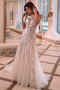Natürliche Taille Spitze romantische Breit flach Hochzeitskleid - Seite 1