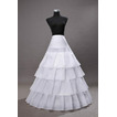 Brautkleid Petticoat vier Stahlringe vier Rüschen Petticoat elastischer Korsett Petticoat