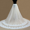 Luxus Spitze Abnehmbarer Brautzug Kathedrale Hochzeitszug Elfenbein Abnehmbarer Brautzug