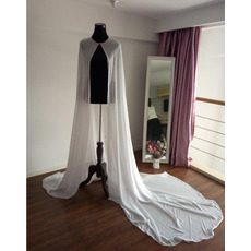 Chiffon langen Schal einfache elegante Hochzeitsjacke 2 Meter lang