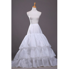 Polyester Taft Flouncing Volles Kleid Lange Zeichenfolge Modisch Hochzeit Petticoat