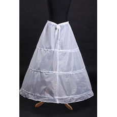Einfach Polyester Taft Drei Felgen Standard Breite Hochzeit Petticoat
