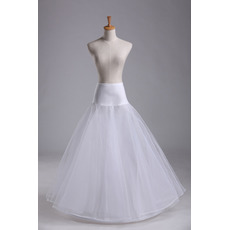 Hochzeitskleid Elastische Taille Modisch Elastisches Material Hochzeit Petticoat