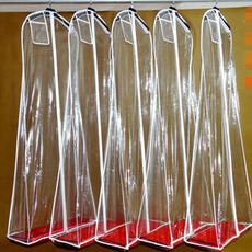 Brautkleid Tasche verlängert verdickt transparent Brautkleid nachgestellte Staubschutz Aufbewahrungstasche PVC