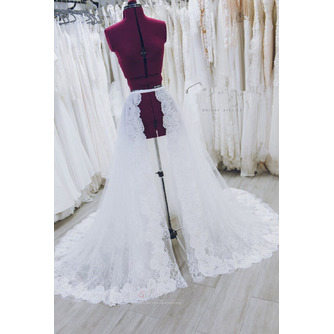 Surjupe de mariée amovible, surjupe de mariée en dentelle, accessoires de mariage jupe en dentelle jupe taille personnalisée - Seite 3