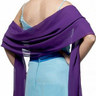 Abendkleid Schal Chiffonschal Schal mit Sonnenschutz langer Schal 200CM - Seite 4