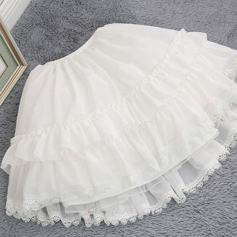 Lolita Gaze-Petticoat, weißer Petticoat, kurzer Petticoat, Hochzeits-Petticoat, weicher Petticoat, Party-Petticoats, abnehmbar 65 cm - Seite 5