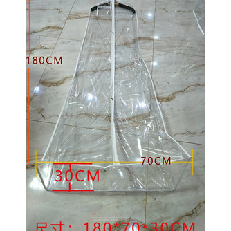 Brautkleid Tasche verlängert verdickt transparent Brautkleid nachgestellte Staubschutz Aufbewahrungstasche PVC - Seite 5
