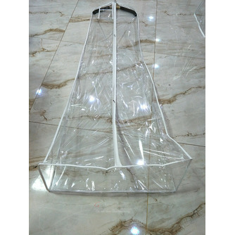 Brautkleid Tasche verlängert verdickt transparent Brautkleid nachgestellte Staubschutz Aufbewahrungstasche PVC - Seite 2