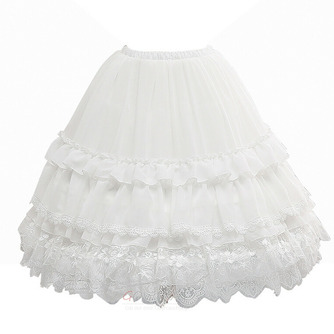 Lolita Gaze-Petticoat, weißer Petticoat, kurzer Petticoat, Hochzeits-Petticoat, weicher Petticoat, Party-Petticoats, abnehmbar 65 cm - Seite 6