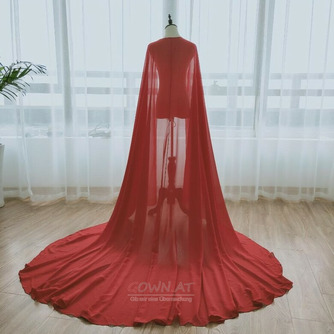 Chiffon langen Schal einfache elegante Hochzeitsjacke 2 Meter lang - Seite 5