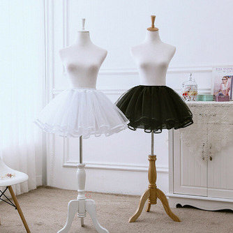Lolita Cosplay Kurzes Kleid Petticoat Ballett, Hochzeitskleid Krinoline, Kurzer Petticoat 36CM - Seite 1