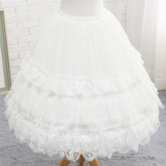 Lolita Gaze-Petticoat, weißer Petticoat, kurzer Petticoat, Hochzeits-Petticoat, weicher Petticoat, Party-Petticoats, abnehmbar 65 cm - Seite 4