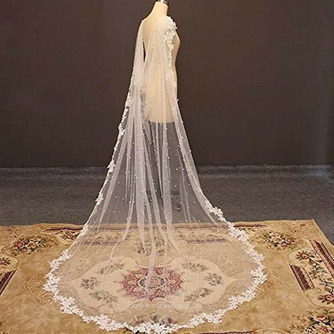 Braut-Hochzeitskleid, Perlenschal, Schleier, nachlaufender Spitzenschal - Seite 2