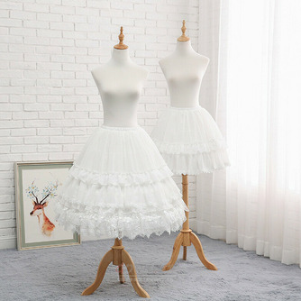 Lolita Gaze-Petticoat, weißer Petticoat, kurzer Petticoat, Hochzeits-Petticoat, weicher Petticoat, Party-Petticoats, abnehmbar 65 cm - Seite 2