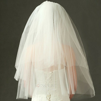 Hochzeitskleid einfacher Schleier harter Netzpufferschleier kurzer Hochzeitsschleier - Seite 4
