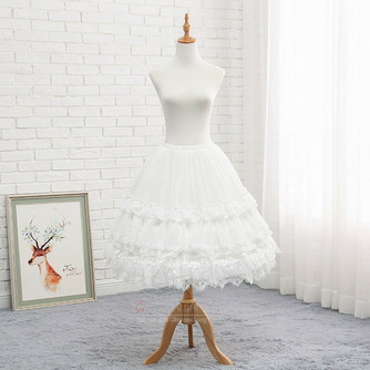 Lolita Gaze-Petticoat, weißer Petticoat, kurzer Petticoat, Hochzeits-Petticoat, weicher Petticoat, Party-Petticoats, abnehmbar 65 cm - Seite 1