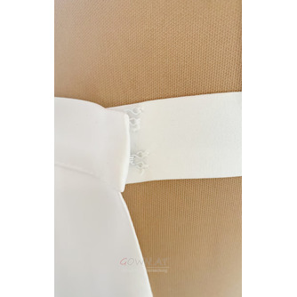 Satinzug für Hochzeitskleid Abnehmbarer Brautüberrock mit Hochzeitszug - Seite 5