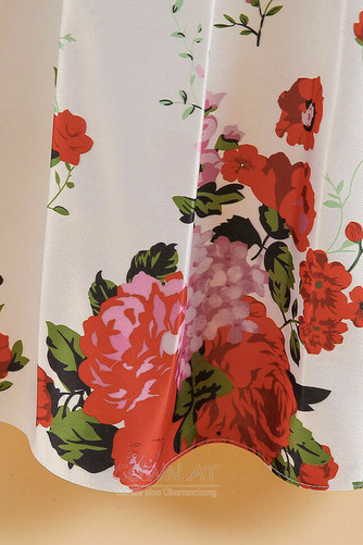 Ausverkauf Knöchellänge Trichter Satiniert Blumenmädchen kleid - Seite 8